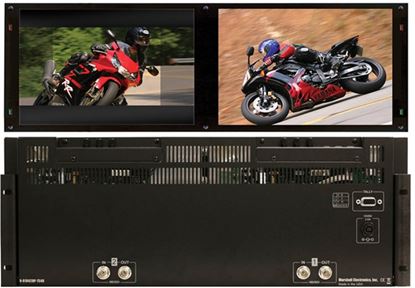 Bild von V-R1042DP-TE4U Dual 10.4' High Def 1024x768 Monitor Set with HDSDI inputs, TE Line, 4RU