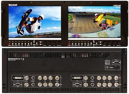 Obrázek V-R902DP-AFHD Dual 9' Wide Screen High Resolution HD/SD monitor set with Advanced Features