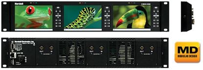 Bild von V-MD503-3GSDI Triple 5" Rack Unit with 3 x 3GSDI input modules installed